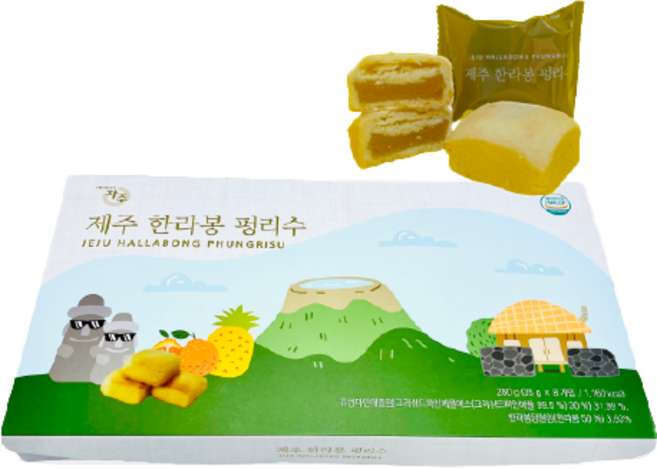 제주 한라봉 펑리수 35g x 8p, 280g, 1개