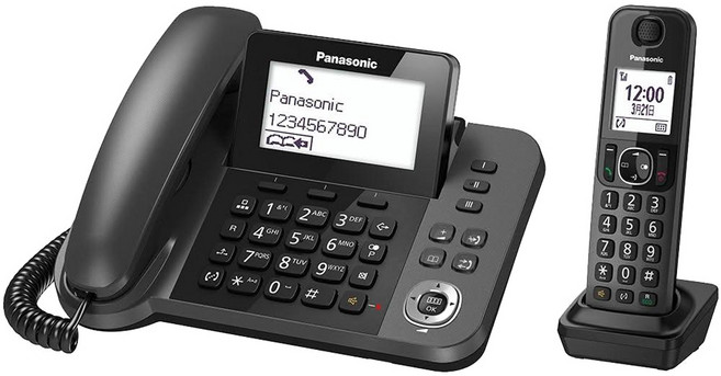 Panasonic 數位有線/無線電話 原廠保固, KX-TGF310, 1組