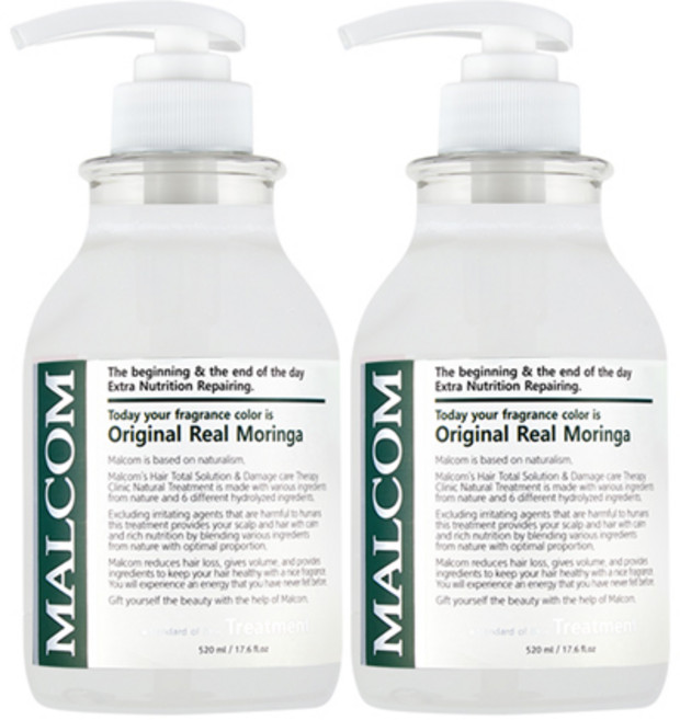 MALCOM 瑪律科姆 香氛護髮素 辣木香, 520ml, 2瓶