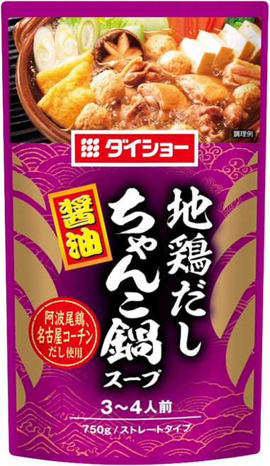 DAISHO 大逸昌 醬油雞肉風味火鍋高湯, 750g, 1個