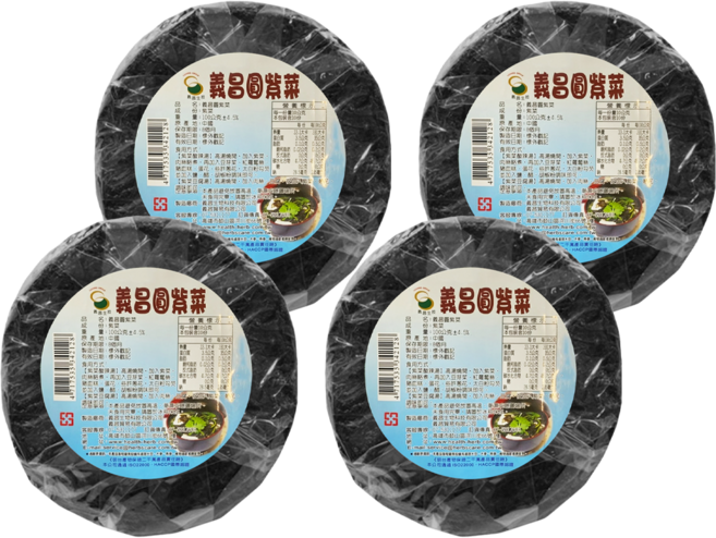 義昌生技 嚴選圓紫菜, 100g, 4包