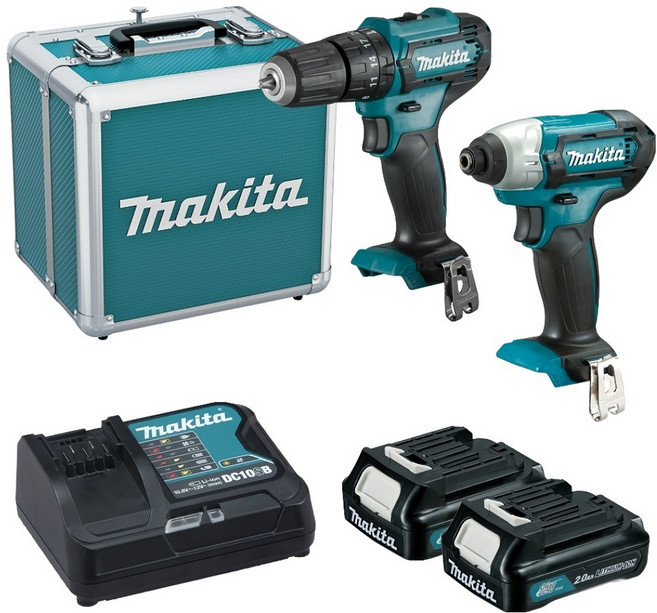 Makita 牧田 台灣公司貨 12V鋰電雙機組 TD110 + HP333 CLX228SAX1, 1套