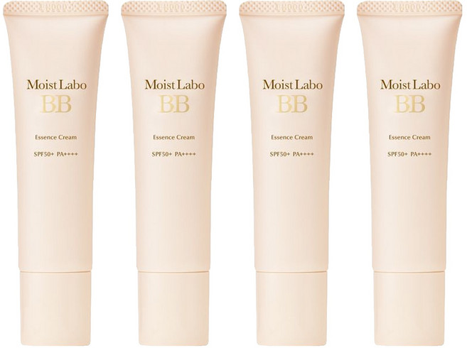 MEISHOKU 明色 MoistLabo保濕遮瑕精華BB霜 SPF50+ PA++++, 01 白皙色, 30g, 4條