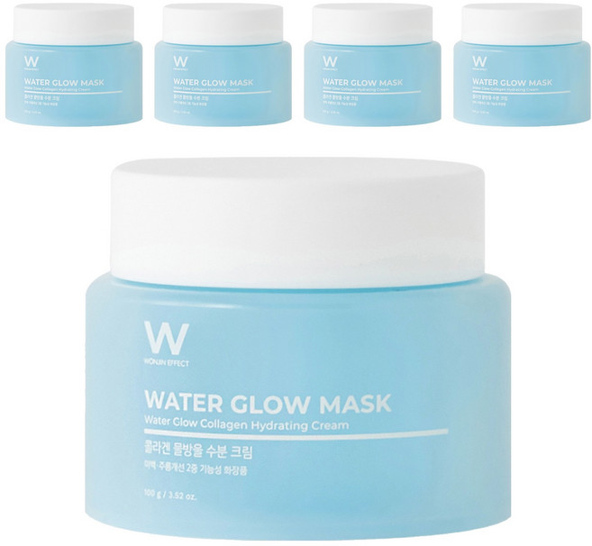 원진이펙트 물방울 수분 크림, 100g, 5개