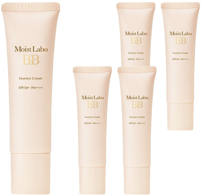 MEISHOKU 明色 MoistLabo保濕遮瑕精華BB霜 SPF50+ PA++++, 01 白皙色, 30g, 5條