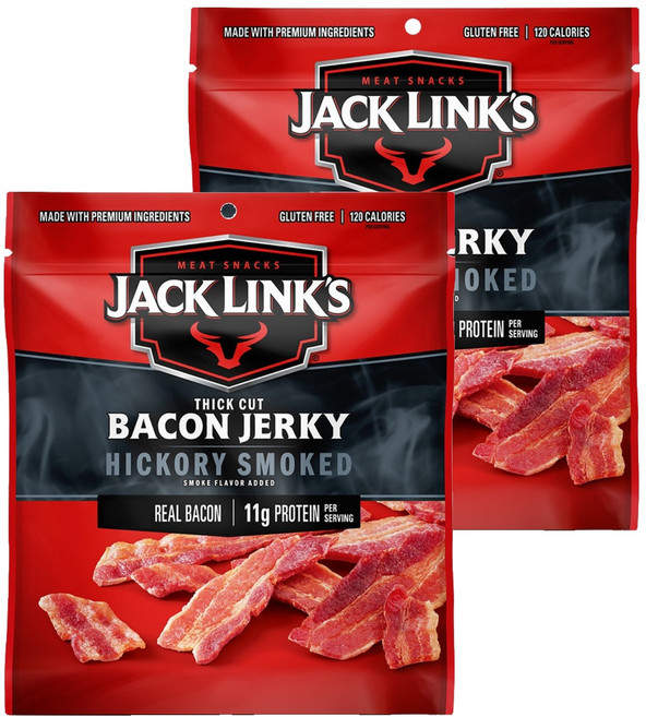 잭링크스 히코리우드 스모크 베이컨 저키, 71g, 2개