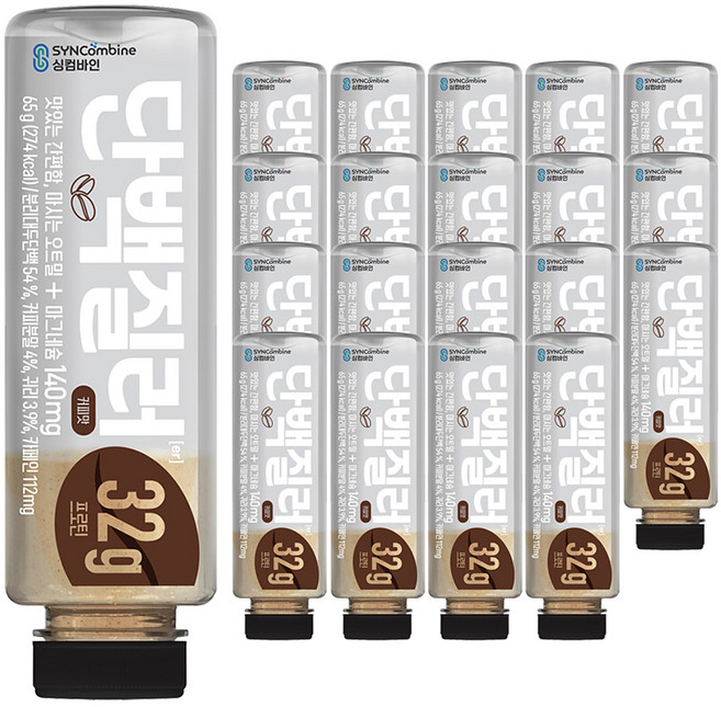 SYNCOMBINE 蛋白質乳 咖啡口味 PET, 20個, 65g