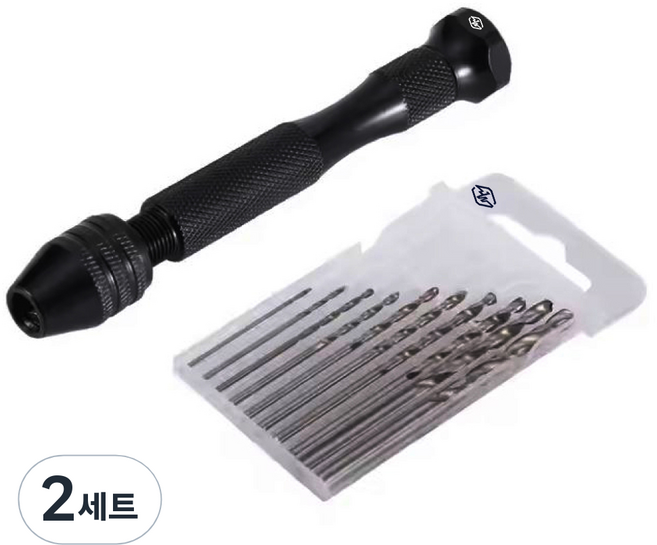 종원 핀바이스 + 드릴날 10종 세트, 2세트