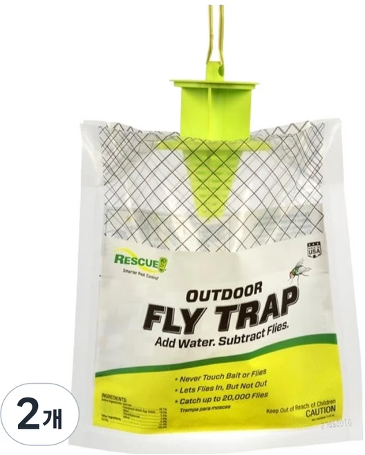 레스큐 파리 잡는 유인 플라이트랩 FTD, 41g, 2개 - 쿠팡