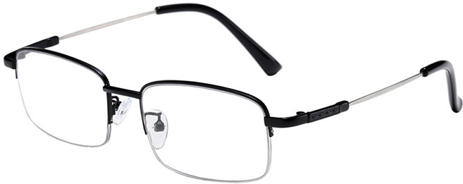 UV400 漸進多焦點防藍光老花眼鏡 智能變色 記憶鈦 QTPM3039B 300度