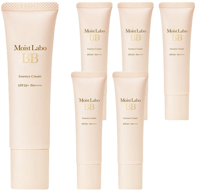 MEISHOKU 明色 MoistLabo保濕遮瑕精華BB霜 SPF50+ PA++++, 01 白皙色, 30g, 6條
