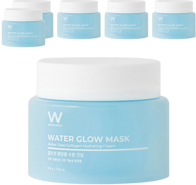 원진이펙트 물방울 수분 크림, 100g, 6개