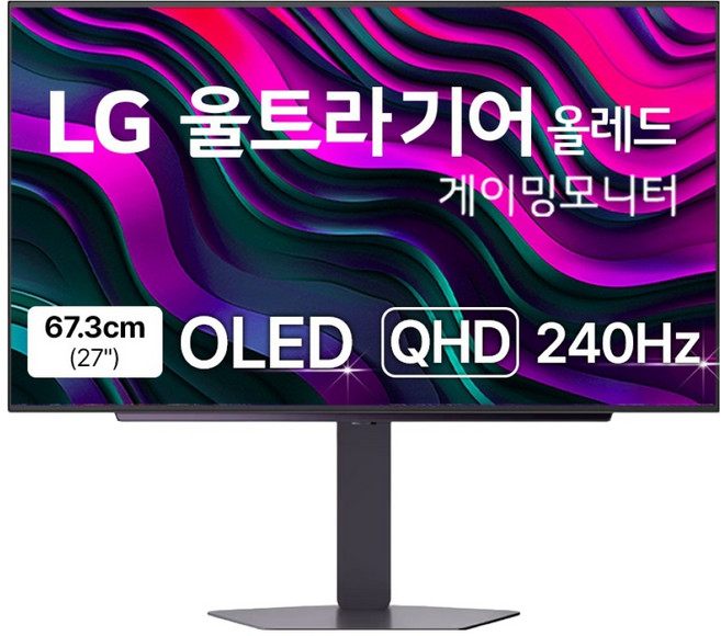 LG전자 QHD 울트라기어 올레드 게이밍 모니터, 67.3cm, 27GX704A