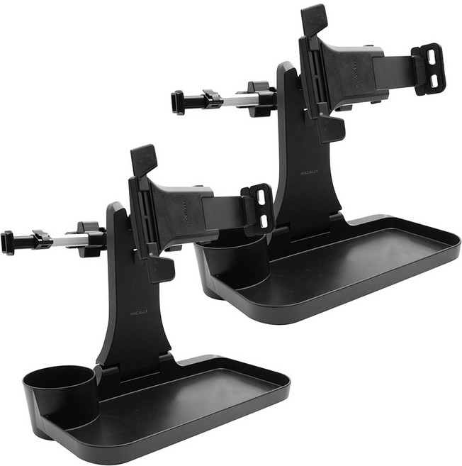 맥컬리 차량용 뒷좌석 헤드레스트 트레이 거치대 HRMOUNTPROTRAY, 2개