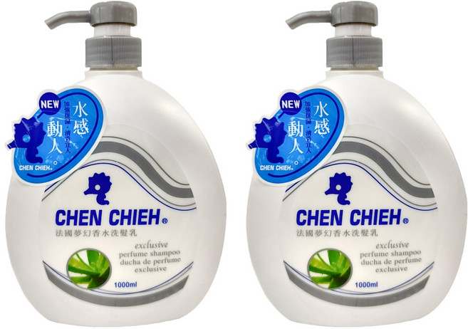 晨捷 夢幻香水洗髮乳, 1L, 2瓶