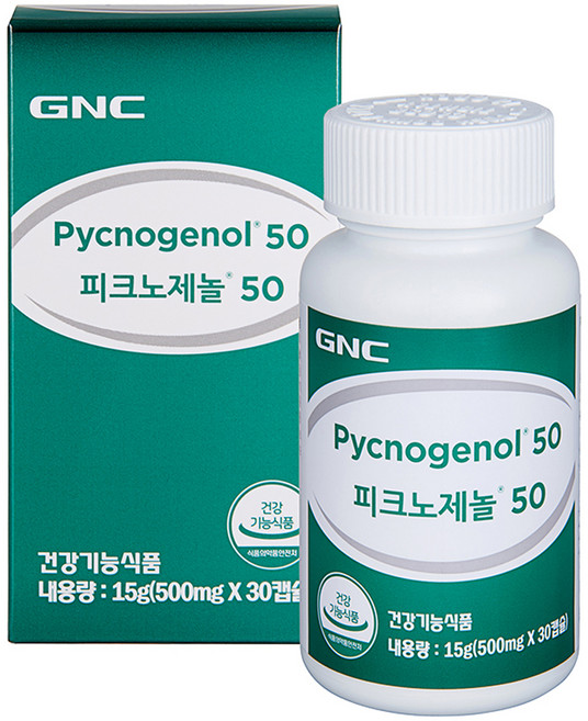 GNC 피크노제놀 50, 1개, 30정