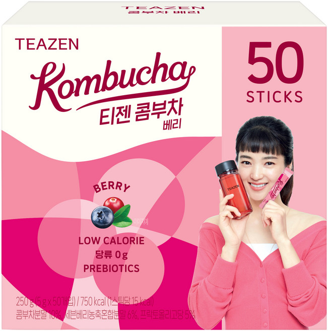 티젠 콤부차 베리, 5g, 50개입, 1개