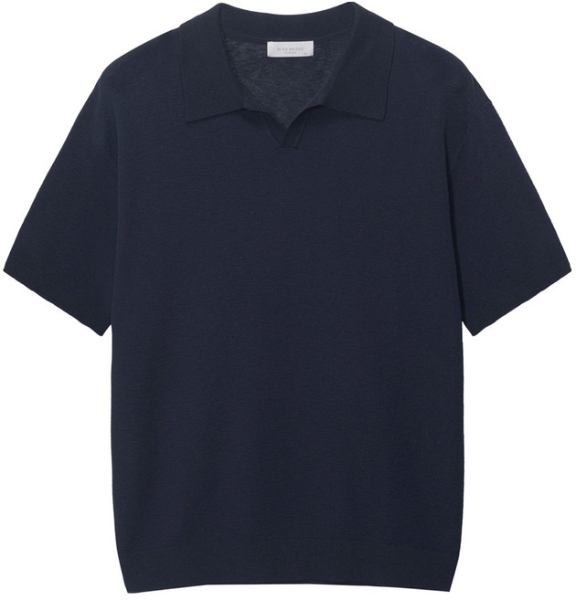 마인드브릿지 남성용 통기성 린넨라이크 카라반팔니트 MZKT3121