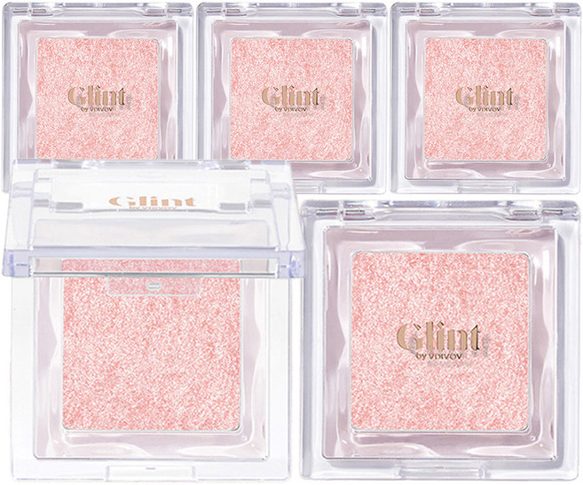 Glint 바이 바디보브 하이라이터 2.3g, 05피치문, 4개