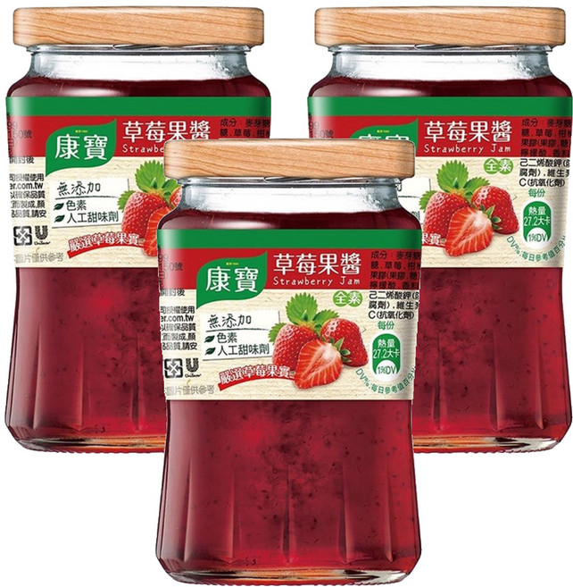 Knorr 康寶 草莓果醬, 400g, 3罐