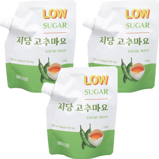 스마트키친 저당 고추마요, 270g, 3개
