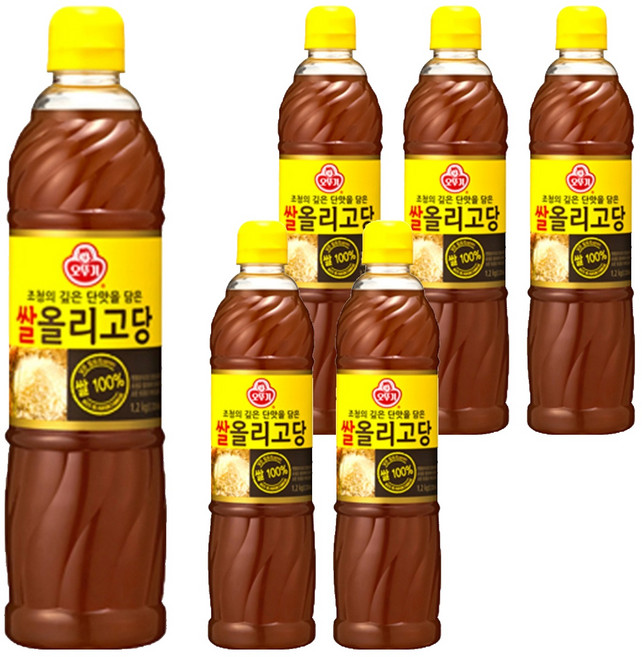 오뚜기 쌀올리고당, 1.2kg, 6개