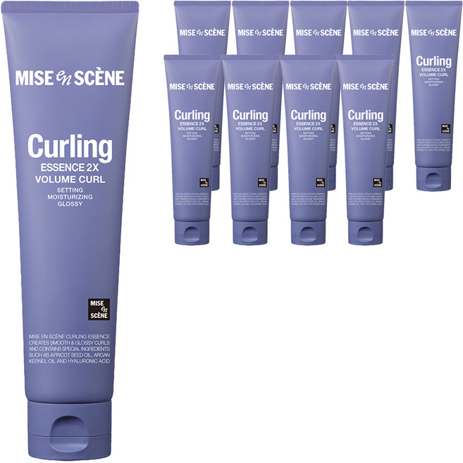 미쟝센 컬링 에센스 2X 볼륨 컬 크림, 150ml, 10개