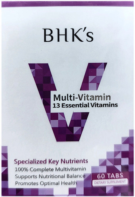 BHK's 綜合維他命錠, 60錠, 1罐