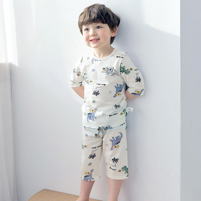 Maykids 侏羅紀英雄七分袖變色家居服上下套裝