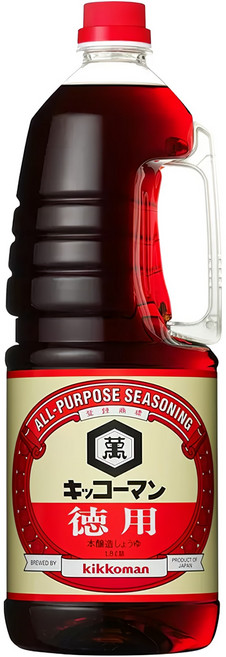 KIKKOMAN 龜甲萬 德用本釀造醬油, 1瓶, 1.8L
