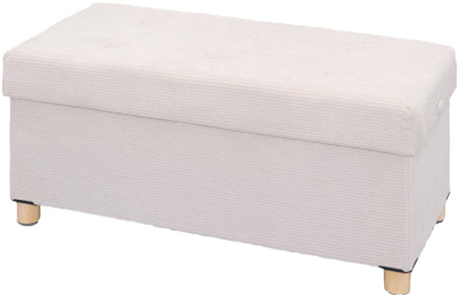 IRIS OHYAMA 愛麗思歐雅瑪 折疊收納木腳長椅凳 ASSTW-76, 卡其色, 1個