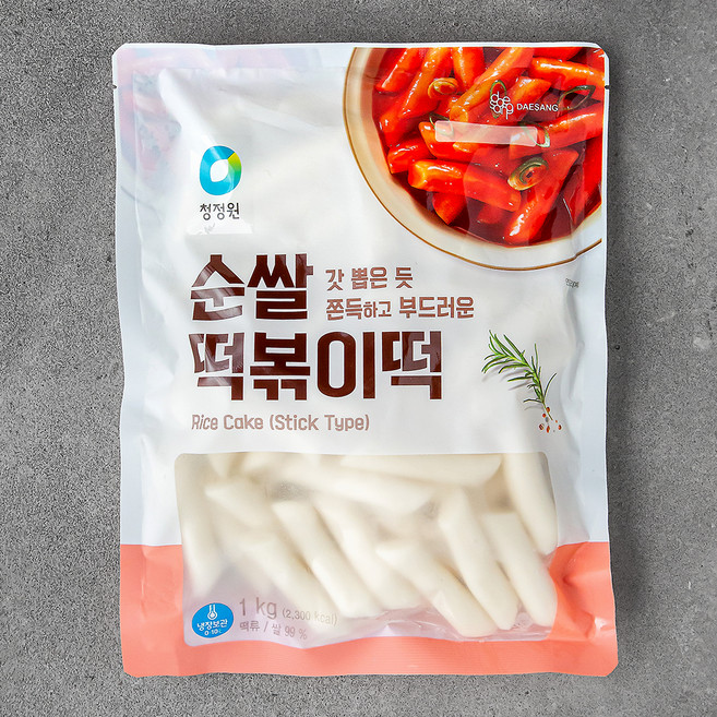 대상 순쌀 떡볶이떡, 1kg, 1개