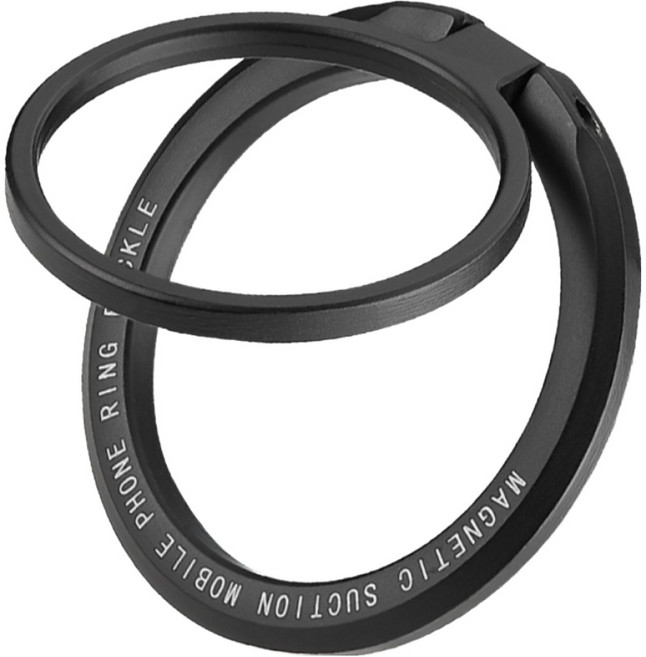 RONEVER 強磁手機指環支架, 1個, 黑色