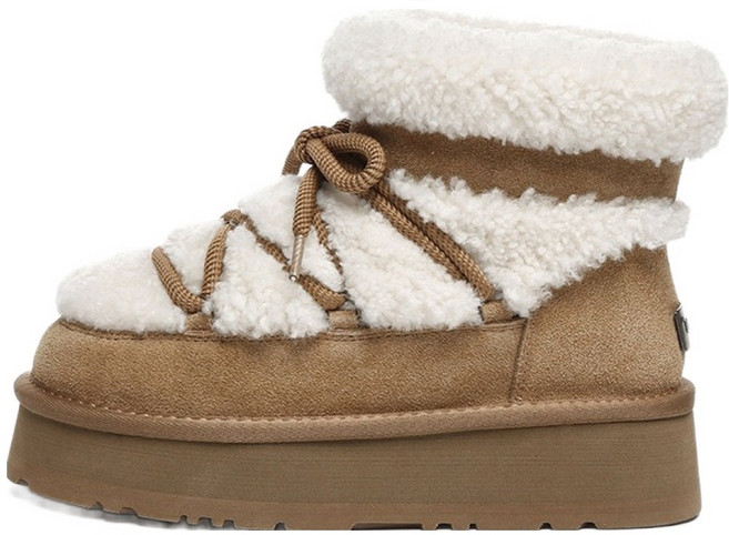 EverAU 女款 Short Carmen 毛靴