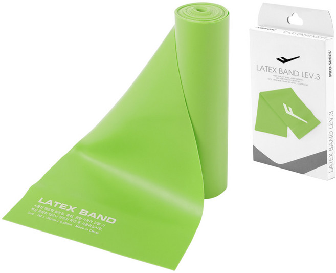 프로스펙스 라텍스 요가밴드, 라임, 1개
