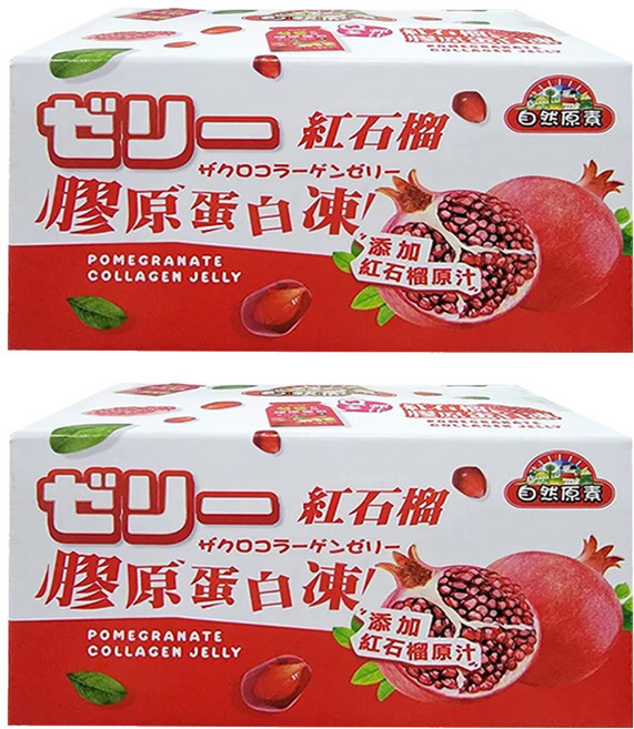 自然原素 紅石榴膠原蛋白凍, 200g, 2盒