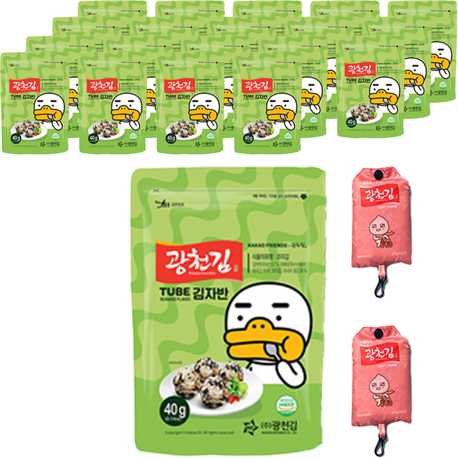 광천김 김자반 + 장바구니, 400g, 2세트