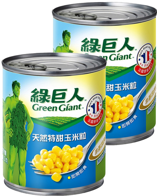 Green Giant 綠巨人 天然特甜玉米粒, 198g, 2罐