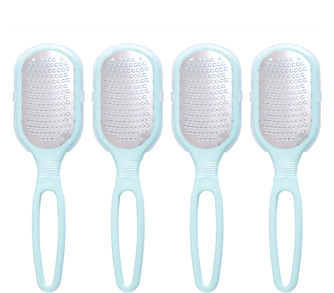 小麥購物 磨腳皮神器 G622 升級帶蓋款 顏色隨機, 1個, 4個, 46g