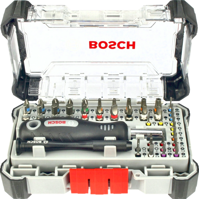 BOSCH 博世 台灣公司貨 42件精密螺絲起子套裝組 2607002835, 1組