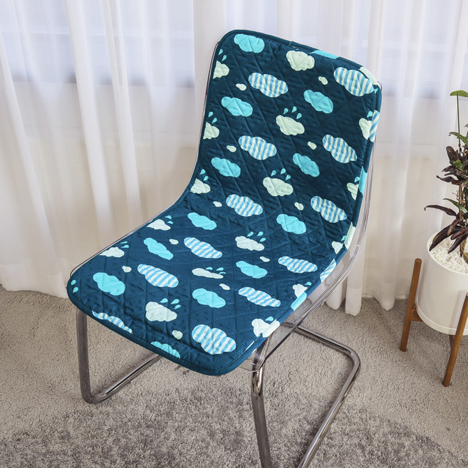 한일상사 구르미 양면 전기방석, 네이비, 2인용(44 x 87 cm)