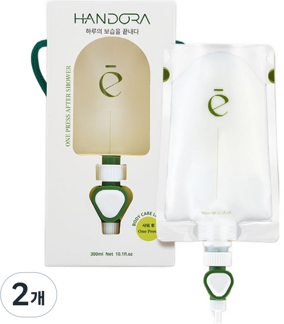 에룸포 핸도라 바디케어로션 화이트부띠끄, 2개, 300ml