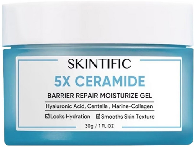 SKINTIFIC 5X 神經酰胺保濕乳霜, 30g, 1罐