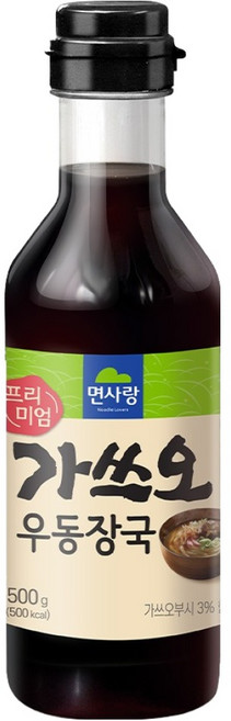 면사랑 프리미엄 가쓰오 우동장국, 500g, 1개