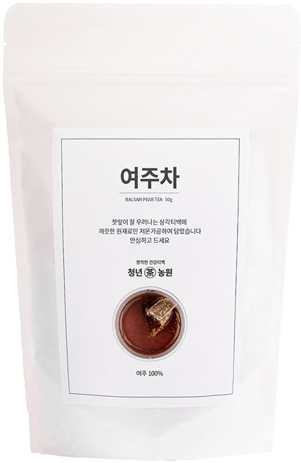 청년농원 저온가공 여주차 삼각티백, 1g, 50개입, 1개
