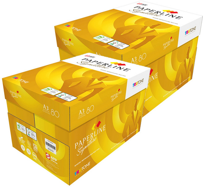 PAPERLINE Signature 80G 彩色鐳射影印多功能用紙, A4, 5000張