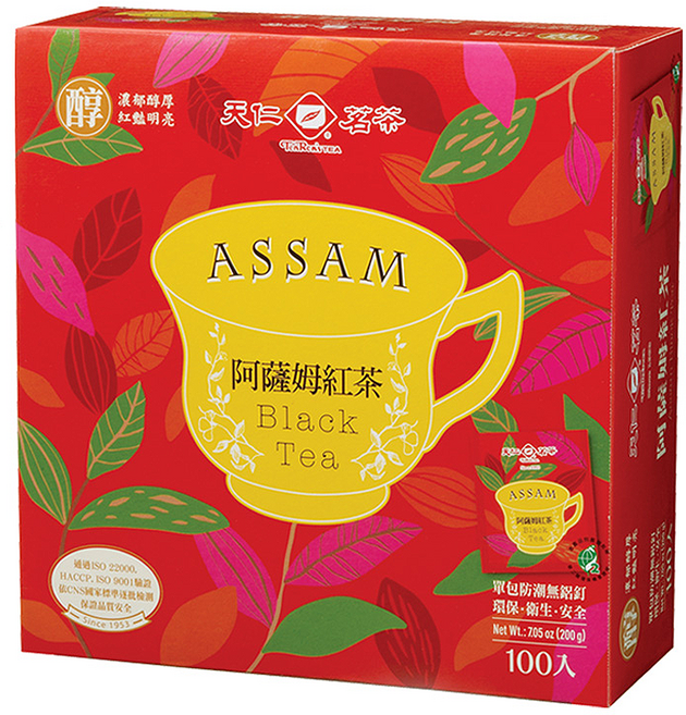天仁茗茶 阿薩姆紅茶, 2g, 100包, 1盒