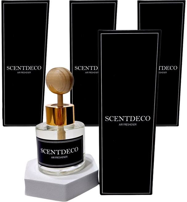 센트데코 차량용 디퓨져, 4개, 금목서