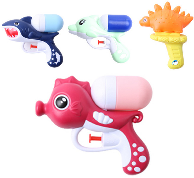 파티해 동물 물총 워터건 4p, 랜덤발송, 4개