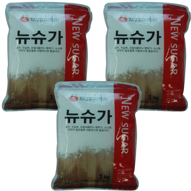 햇살나래 뉴슈가, 1kg, 3개